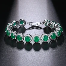 Hermosa ювелирные изделия Очаровательные Редкие браслеты из стерлингового серебра 925 пробы " 18 см