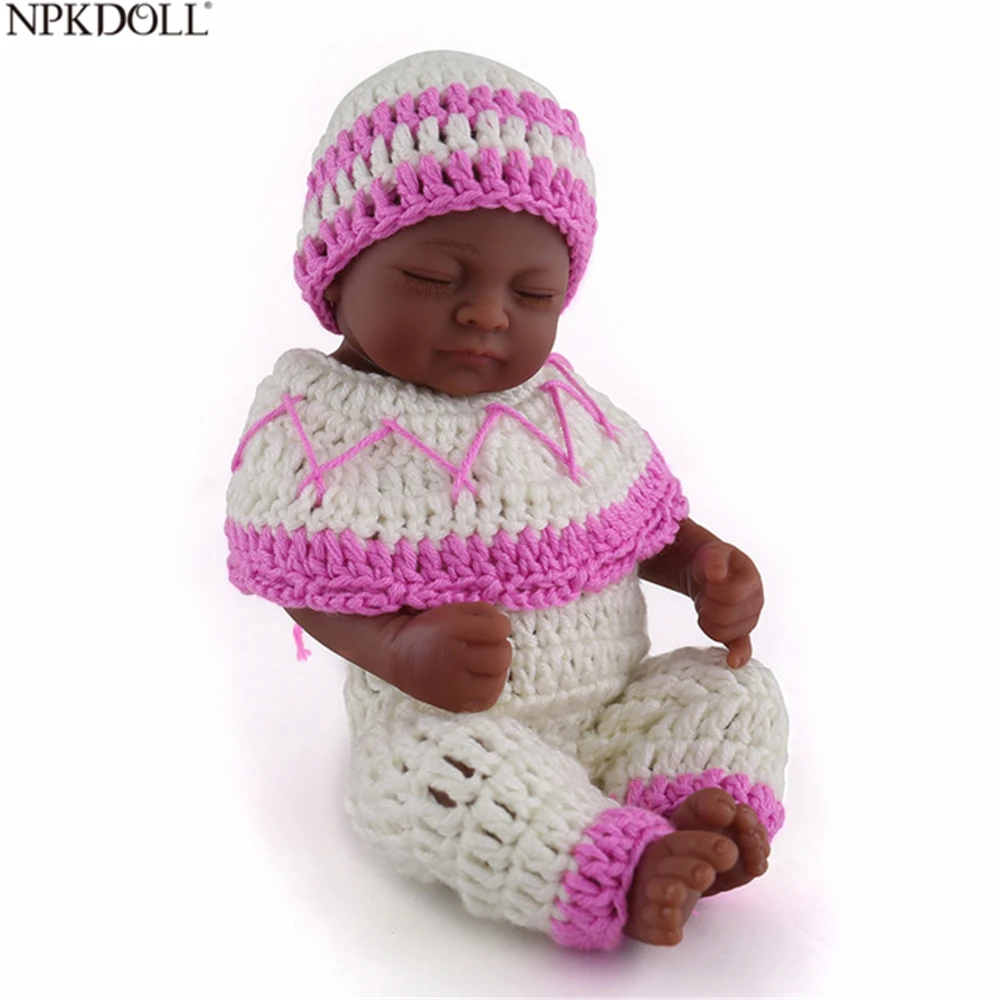 NPKDOLL 25 см Кукла Реборн полностью силиконовая кукла для детей распродажа детские