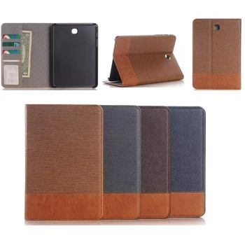 

SM-T715C Leather Flip Stand Wallet Cover Case spell colour Card Slot Case Cover For Samsung Galaxy Tab S2 8.0 T710 T715 Cases