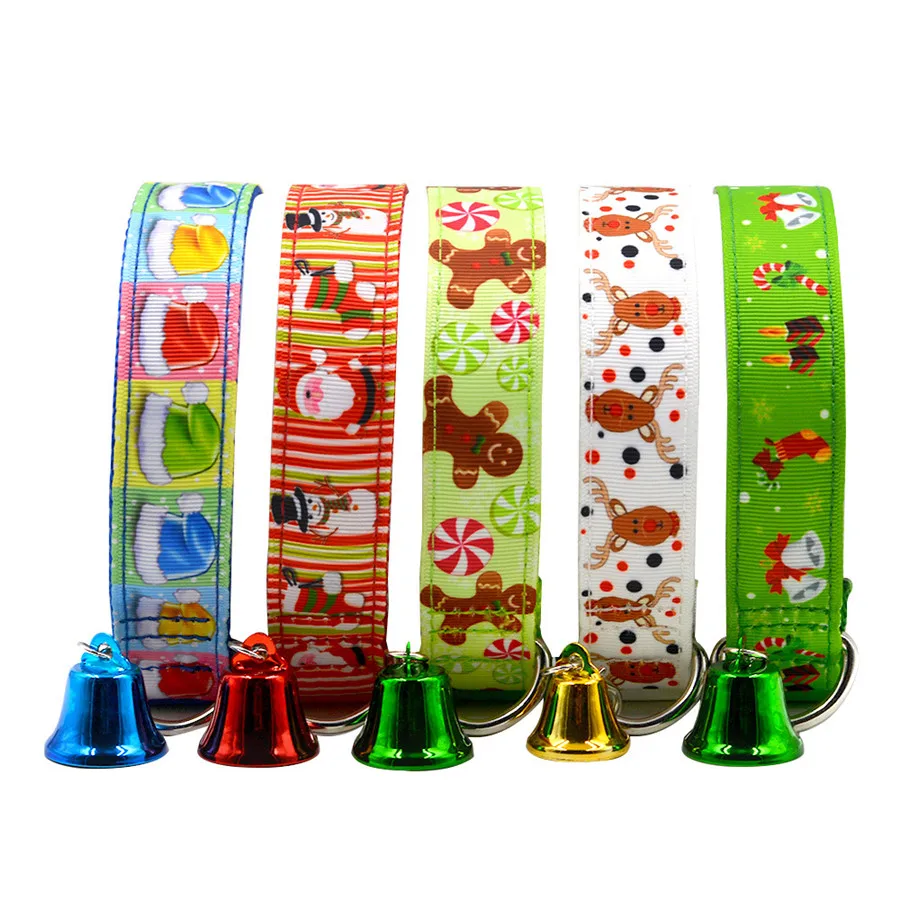 Puppy Dog Collars with Small Bell Set Christmas Pet Dog ...