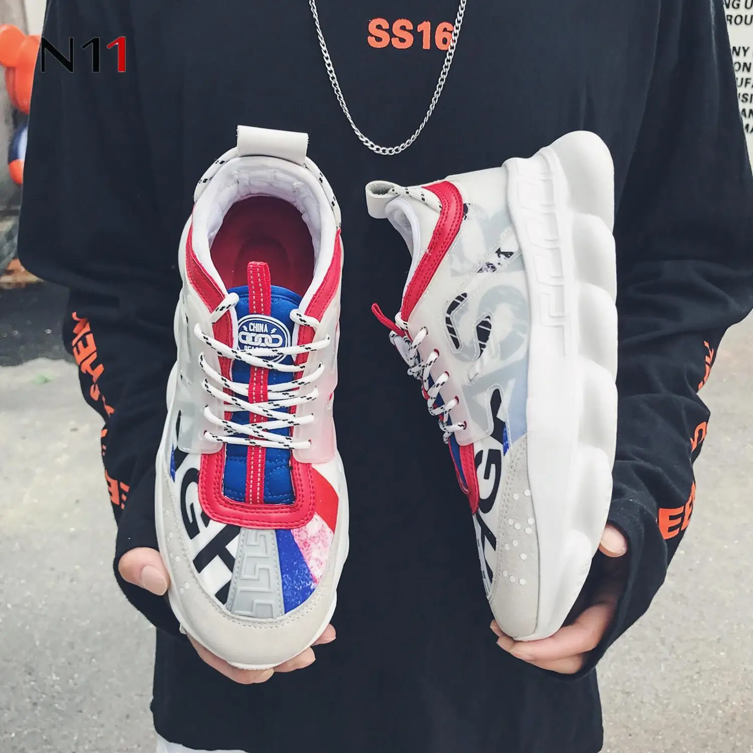 

N11 2019 Vintage Sneakers Kanye West Fashion Mesh Breathable Men's and Women's Casual Shoes Sneakers Zapatos Hombre Casual Shoes