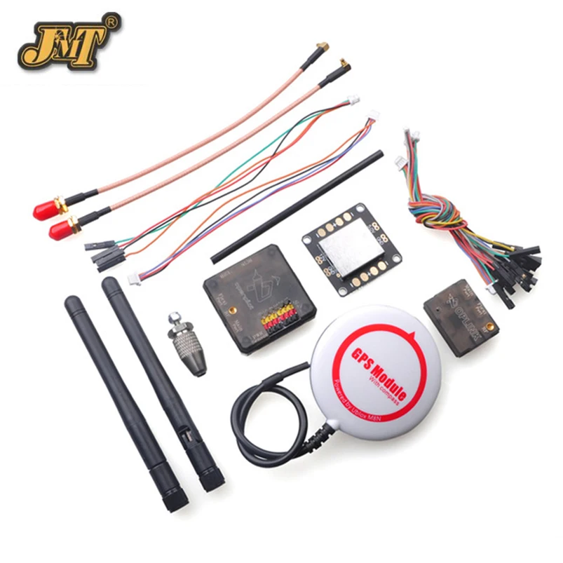 

JMT OpenPilot CC3D Revolution Flight Controller Combo with M8N GPS OPlink Transceiver CC3D Power Distributors Plate Board