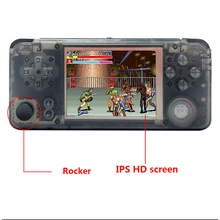 Ретро портативная игровая консоль с рокером 16 ГБ 3,0 дюймов ips HD экран 3000 видео игры плеер мини видео игровой плеер