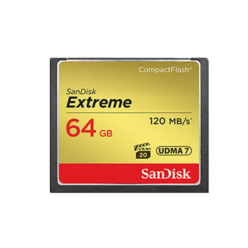 SanDisk Extreme Compact Flash CF карта памяти 64 Гб 32 128 ГБ до 120 МБ/с./с скорость чтения 4K и Full HD