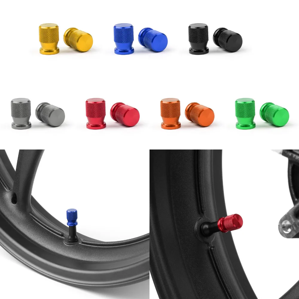 

Areyourshop Motorcycle CNC Tire Valve Wheels Stem Pressure Dust Caps Screws For Universal Wheel Tire Valve Stem Cap Cover