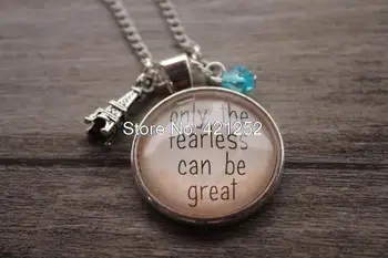 

12pcs Ratatouille quot; Inspired Necklace. Remy the rat in Paris Only the Fearless can be Great crystal