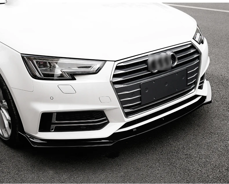 Карбоновая передняя губа для Audi A4 S4 B8.5(2013-) Facelifed Z стиль углеродного волокна/FRP переднего бампера губ(только подходит S4 бампер) Комплект кузова