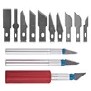 3 Knives with 10 Blade Replacement Engraving Knife Carving Tool Scalpel Knife Paper Cut PCB Repair Phone Repair PCB Repair ► Photo 2/6