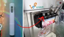 Запасные Части Белый Стержень Клапана для Мороженого Машины, мягкого мороженого, машины, запасные части