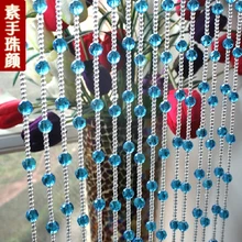 32 секции хрустальных стеклянных бусин 5 м длина крыльца перегородки двери занавески с износными бусинами хрустальные занавески