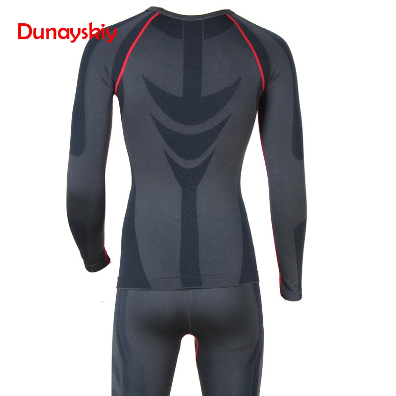 New FashionWinter Thermal Underwear Sets Men Brand Quick Dry Anti-microbial Stretch Men's Thermo Underwear Male Warm Long Johns