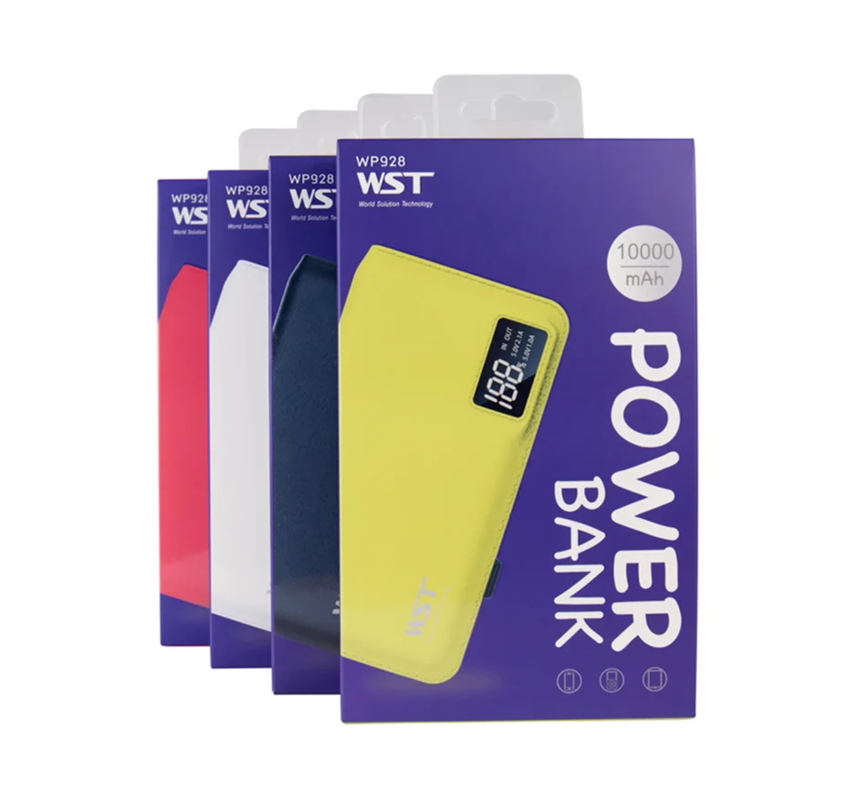 WST 10000mAh Portable Mobile External Battery LED PoverBank Battery Pack Power Bank For iPhone Xiaomi Samsung Phone Powerbank (12)