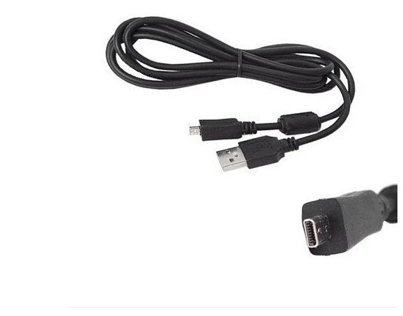 Charge Mini USB Cable D5000 Compatible with Nikon AW110 D5200 D5100 DURAGADGET Data Transfer D3200 DF 