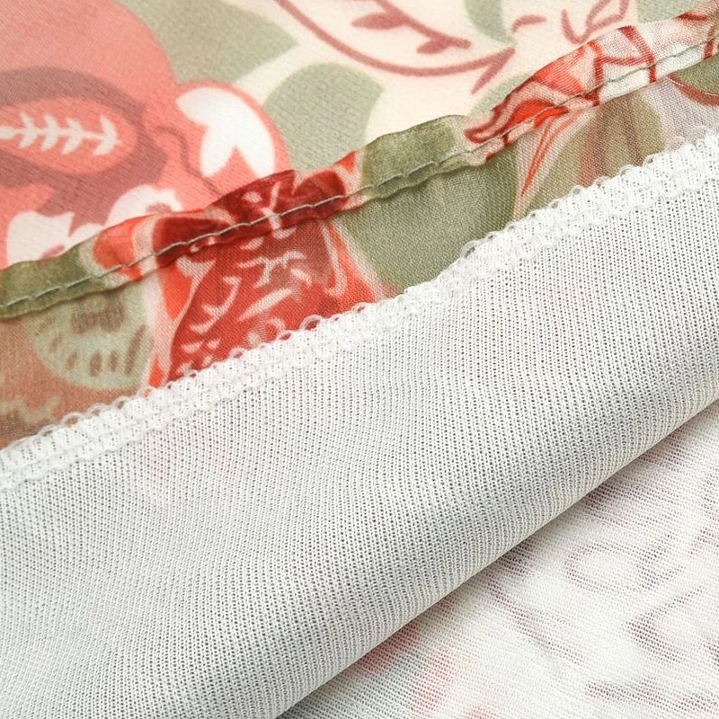 Женское платье с открытыми плечами Пляжное Платье из полиэстера цветочным