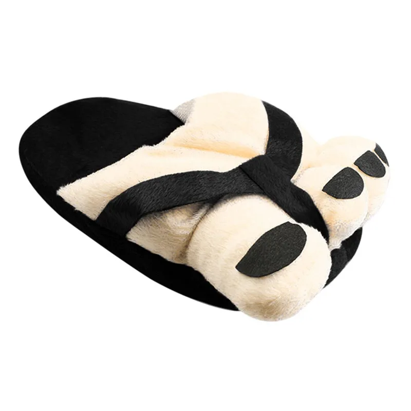 

Novelty Men Women Slippers Couple Winter Warm Slippers Women Soft Cotton Funny Simulated Tree Print Indoor Flats Shoes #40