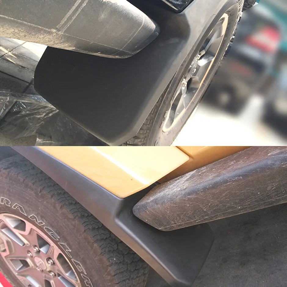 4 шт. передние + задние брызговики подходят для JEEP WRANGLER JK 2007 2016 брызговик щитка