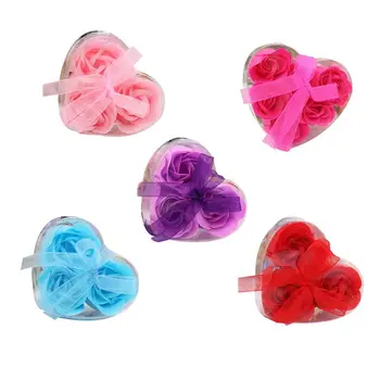 

Heart Scented Bath Body Petal Romantic Rose Flower Soap Wedding Decoration Gift