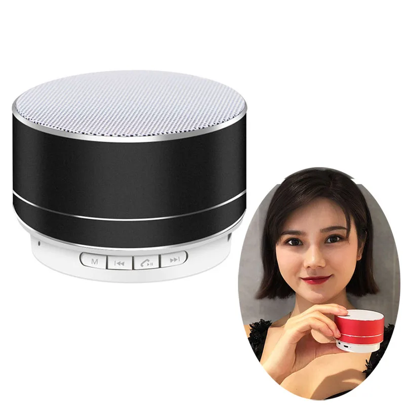 Мини Bluetooth динамик беспроводной стерео портативный Led музыка играть Поддержка TF