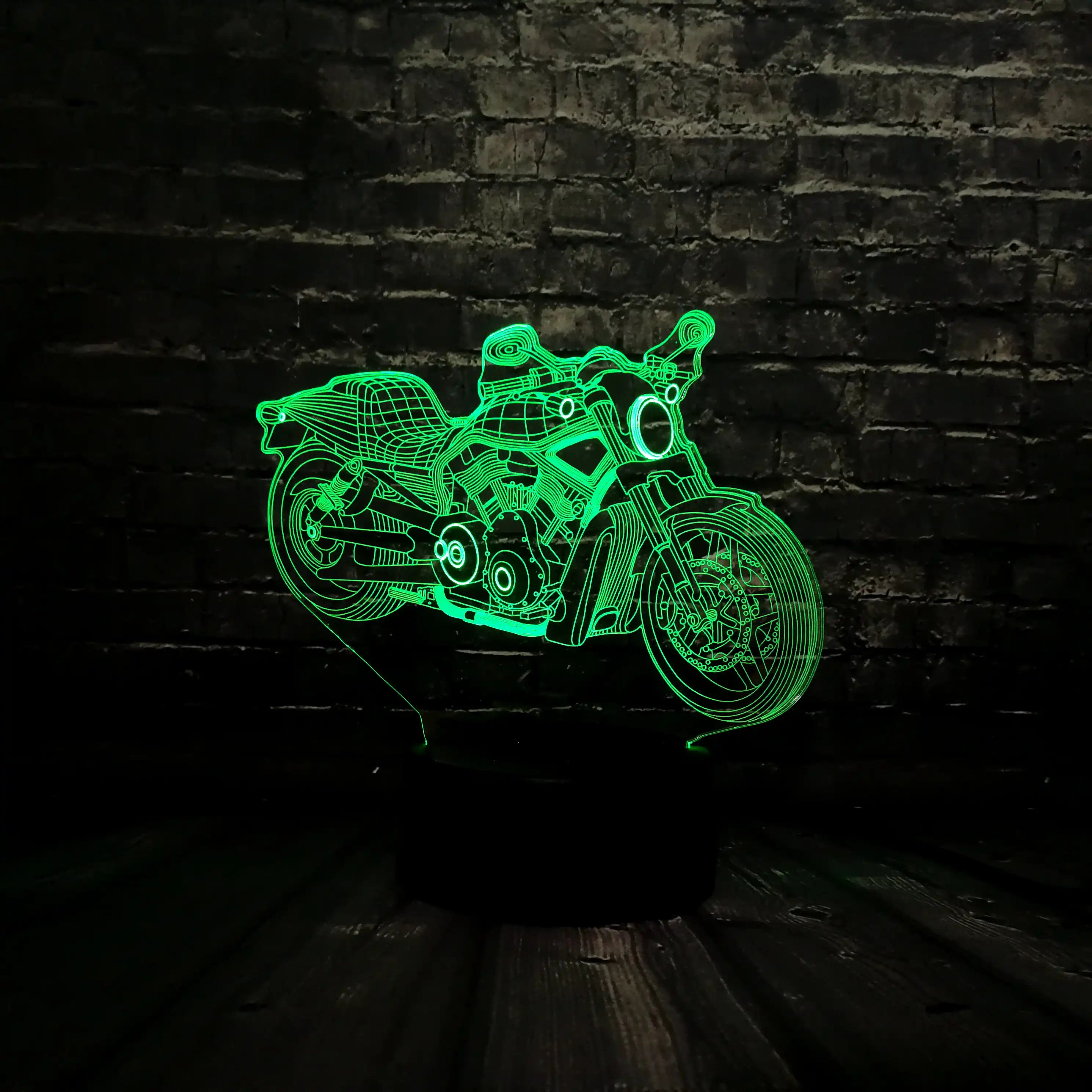 De Usb Led Charge Lava 7 Bureau Veilleuse Moto Lampe Table Changement Décor Amis Cadeau Batterie Alimenté 3d Nouveau Voiture Couleur qVSpGULzM