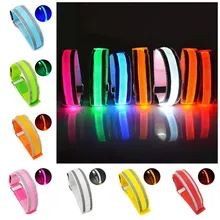 Светодиодный лампа-рефлектор повязки на руку ремень безопасности ремень для ночной бег велопрогулки