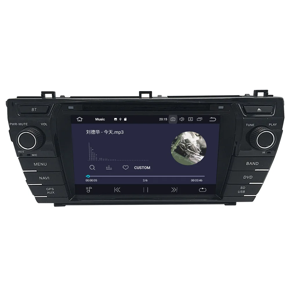 Aotsr Android 9 0 GPS навигация автомобильный DVD плеер для Toyota Corolla 2014 2015 2016 мультимедиа