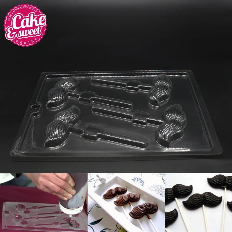 Beard shaped chocolate 1