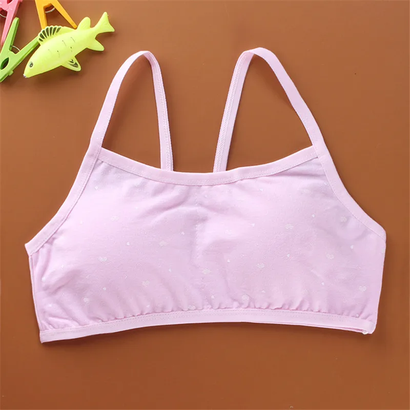 Girls Bra camisole girl cotton vest child world of tank girls underwear candy color girls tank tops kids clothing models