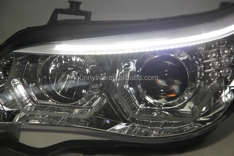 2008-2010 год E60 523i 525i 530i светодиодный головной светильник для BMW e60 оригинального автомобиля 11 pins