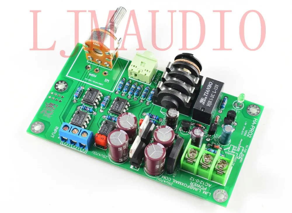 HA PRO2 Headphone Amplifier Board Kits ultra low noise Low distortion DIY