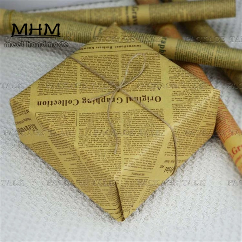 10 шт. бумажная упаковка для рождественских подарков 53*75 см|flower wrapping|flower flowerflower