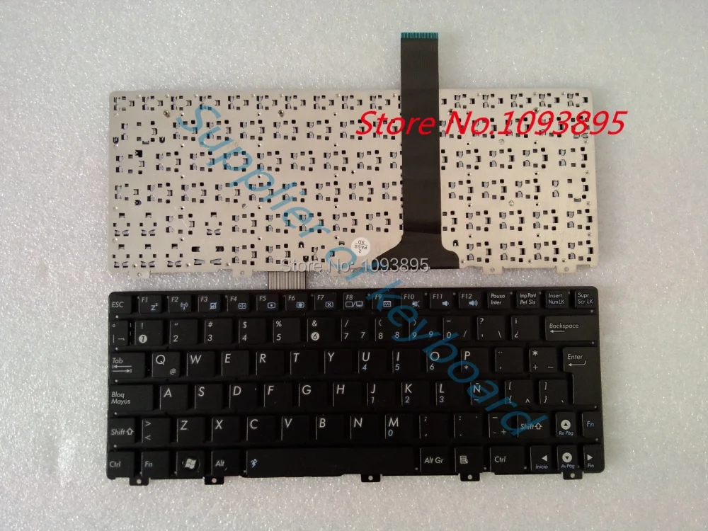 New Spanish/Latin keyboard for ASUS EEE PC 1025 1025C 1025CE laptop Latin Black | Компьютеры и офис