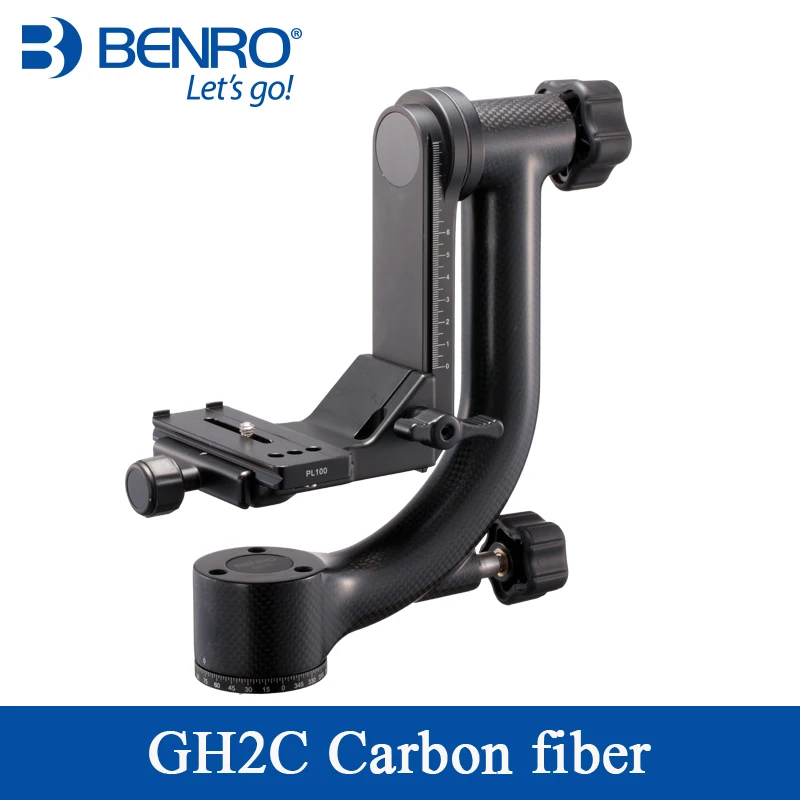 Benro GH5C GH2C Карданная головка карбоновые головки из углеродного волокна для штатива Benro GH2 карданные головки Максимальная загрузка 25 кг DHL - Color: GH2C