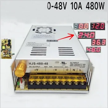 

DC 0-48V 10A 480W Adjustable Switching Power Supply Voltage Current Display