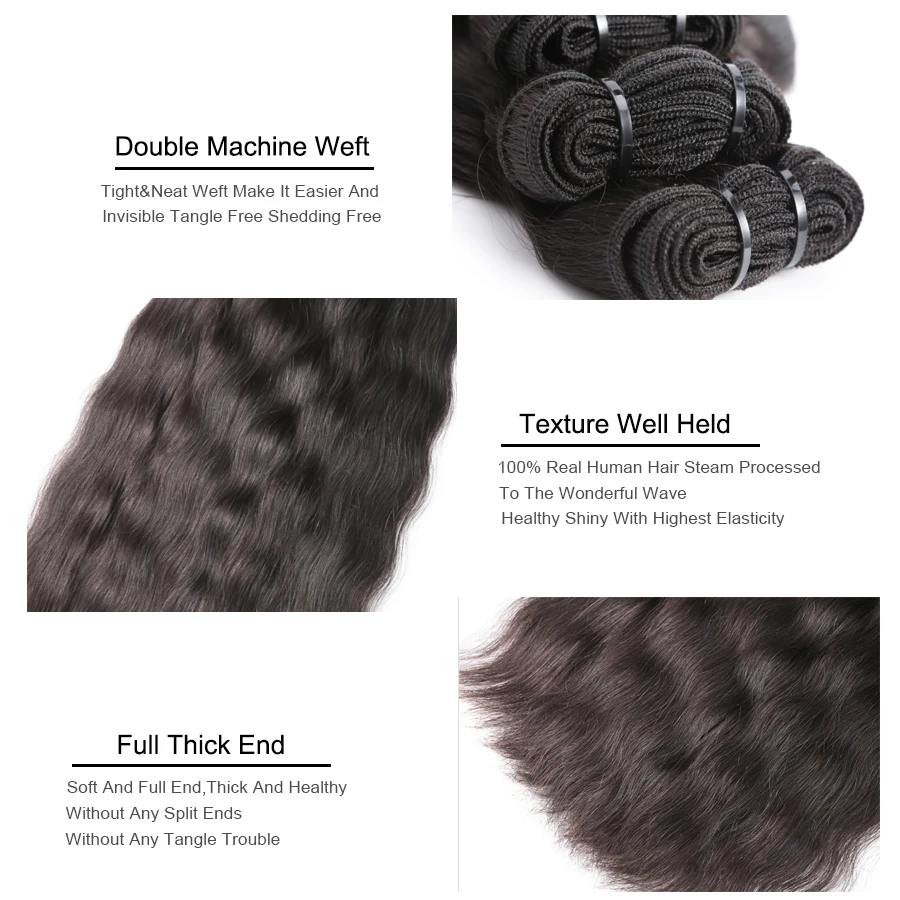 Paquetes de pelo virgen indio sin procesar grado 10A indio Natural recto extensión de la armadura del pelo humano 1 3 4 P/Lots envío gratis Paquetes de pelo virgen indio sin procesar grado 10A indio Natural recto extensión de la armadura del pelo humano 1 3 4 P/Lots envío gratis