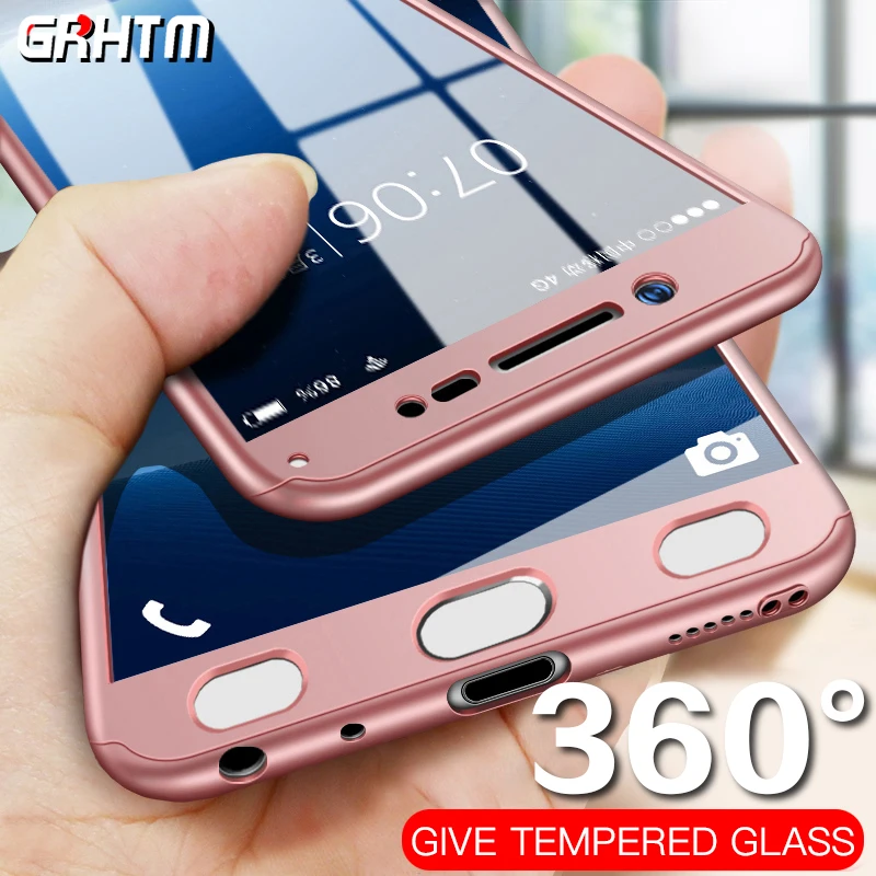 

360 Full Protective Phone case For Xiaomi redmi 4X 4A 5 5A 6 Pro 6A Case For Redmi Note 4 4X 5A Cover Case With Glass