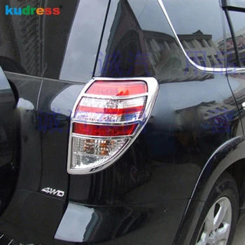 

For Toyota RAV4 RAV 4 2009 2010 2011 ABS Chrome Tail Light Protector Rear Lamp Taillight Lamp Shade Frame Light Cover Trim