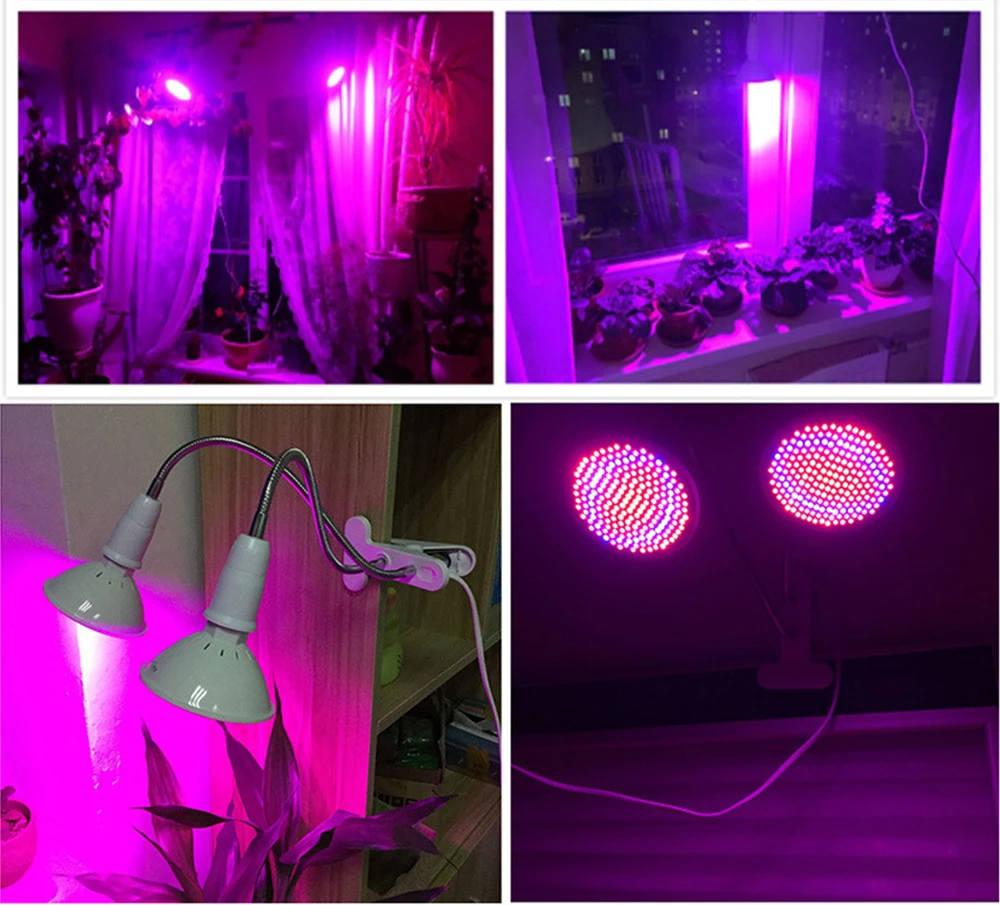 Абая полный спектр растений с/х Светодиодная лампа лампы освещения для семян Hydro Цветочная теплица Вег Крытый сад гидропоники E27