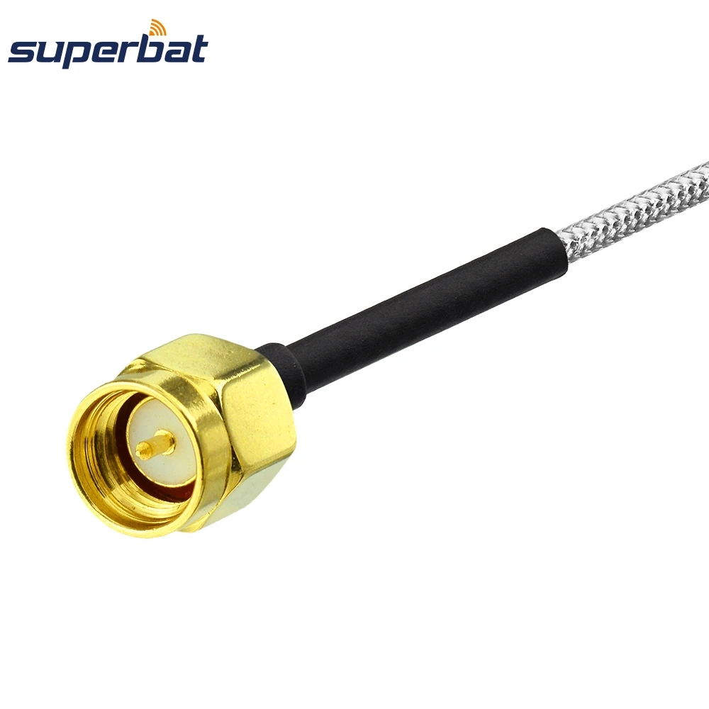 Полугибкий прямой кабель Superbat с SMA разъемом 141 дюйма RG402 15 см для GSM CDMA 3G 4G GPS Wi Fi DAB Ham
