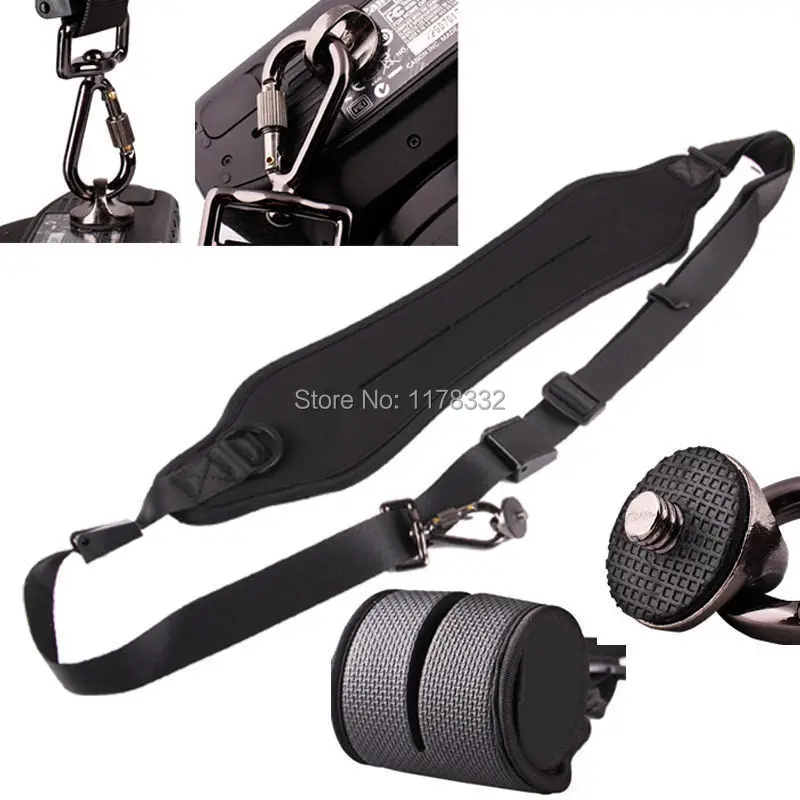 

1pcs Black Rapid Camera Shoulder Neck Strap Belt Sling For Camera