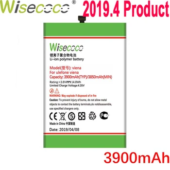 

WISECOCO 3900mAh Viena Battery For Ulefone Viena Mobile Phone In Stock Latest Production High Quality Battery+Tracking Number