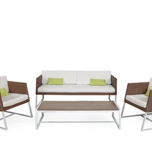 Торговля гарантия любую погоду водонепроницаемый Хэмптон наружная ротанговая мебель