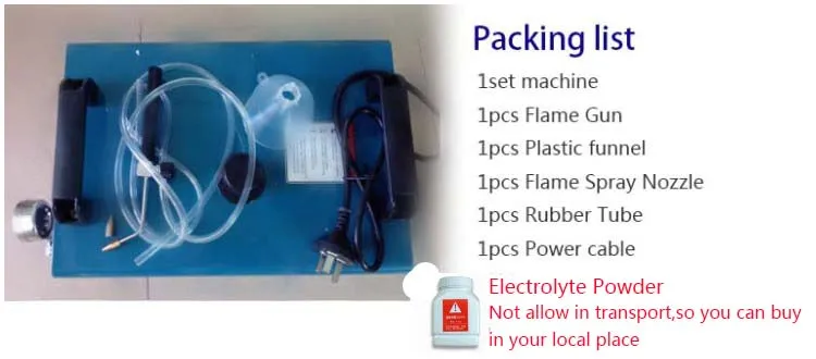 acrylic polishing machine-packing list
