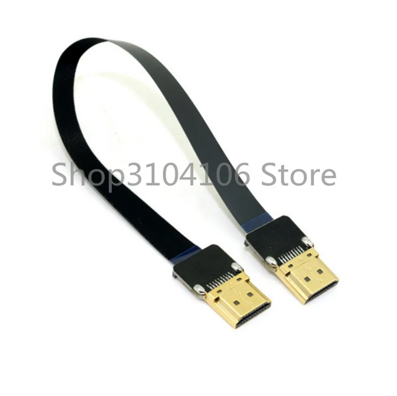 FPV HDMI type A Male to HDMI Male HDTV FPC плоский кабель для мультикоптера аэрофотосъемки 0,1 m/0,2 m/0,5 m/0,8 m/1 m