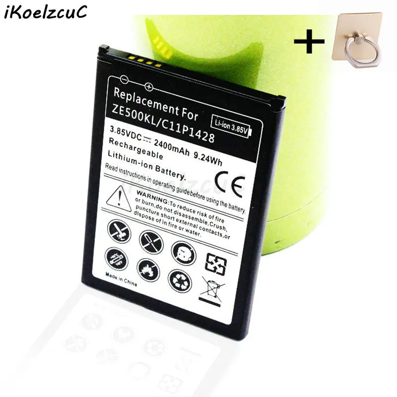 IKoelzcuC 1 шт. C11P1428 батарея для смартфона + держатель телефона с кольцом подарок Asus