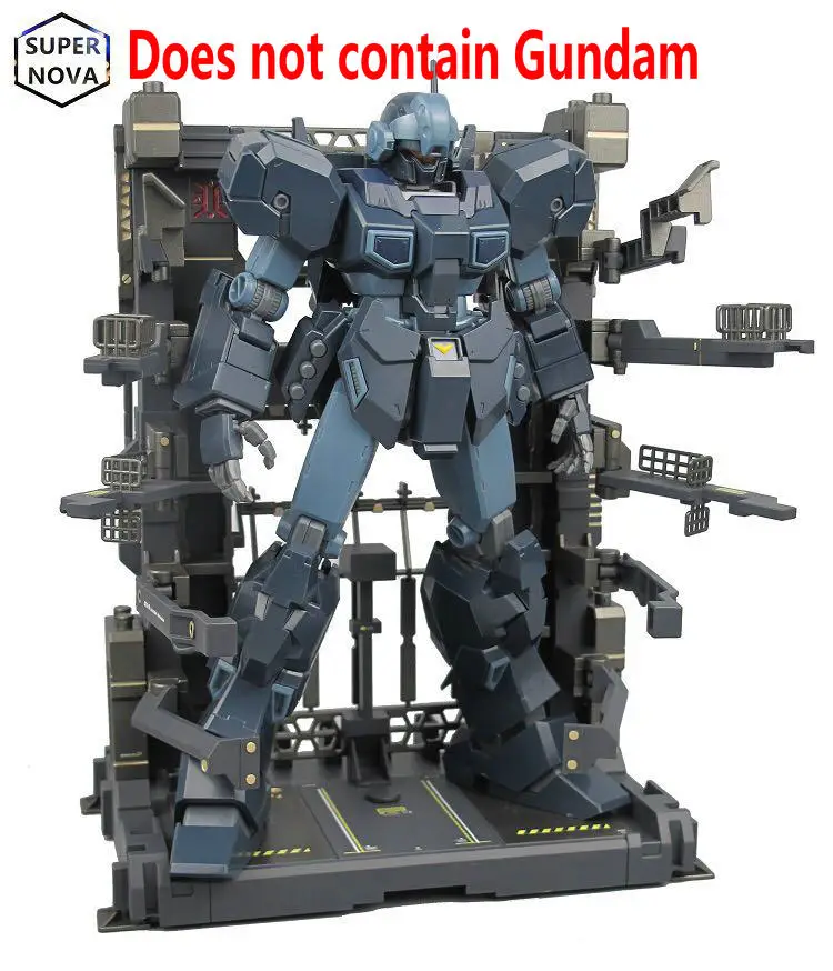 BW Gundam MG 1:100 оборудование для обслуживания ангара стойка опорная рамка аниме экшн