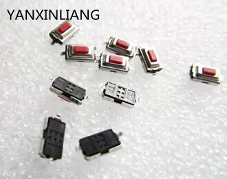 

1000PCS 3*6*2.5 mm 3*6*2.5H SMD red Button switch key switch Tact Switch