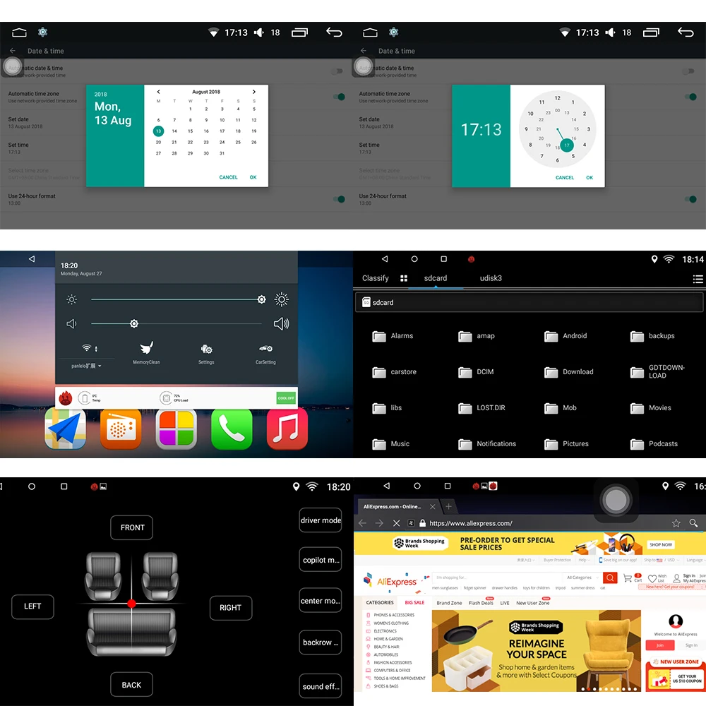 Clearance Panlelo Car Stereo Android 8.1 For Mitsubishi ASX Outlander Lancer-ex 2 Din Radio AM/FM GPS Navigation BT Steering Wheel Control 5 Clearance Panlelo Car Stereo Android 8.1 For Mitsubishi ASX Outlander Lancer-ex 2 Din Radio AM/FM GPS Navigation BT Steering Wheel Control 5