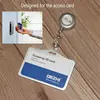 Badge Reel for Access Card, Retractable Chain Work Card keychain coil Testificate ID IC Card Holder ► Photo 3/6