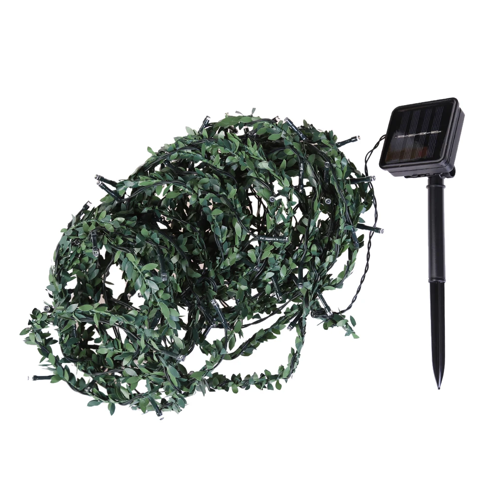 

10M Waterproof Rattan Light 100 LED Solar String Light White/Warm White/RGB Colorful Fairy Light Holiday Christmas Decoration