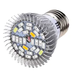 AC85-265V 28 Вт E27 500lm полный спектр Led цветоводство лампы завод Свет